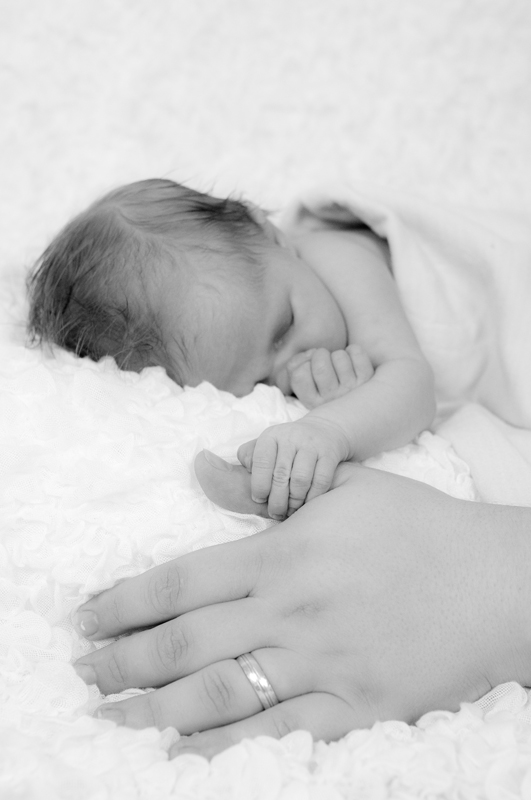 Newborn fotoshoot handen